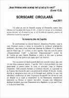 Scrisoare circulara 2011 mai Scrisoare circulara 2011 mai